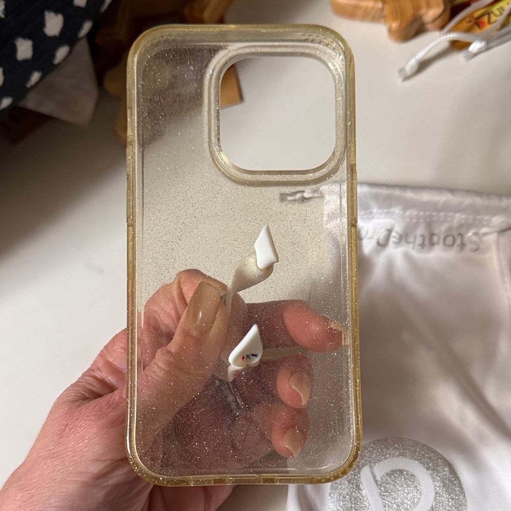 Loopy Case Sparkling Gold Phone Cover - Picture 4 of 4